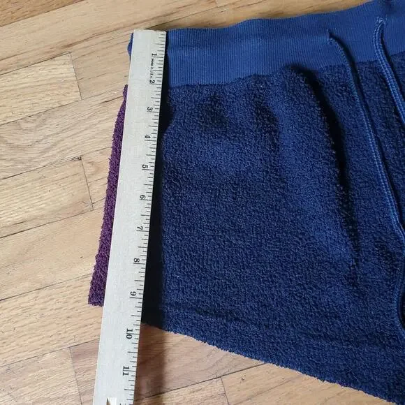 Tommy Hilfiger Vintage Y2K Fleece Shorts Side Stripe Embroidered Logo Drawstring - Picture 7 of 8